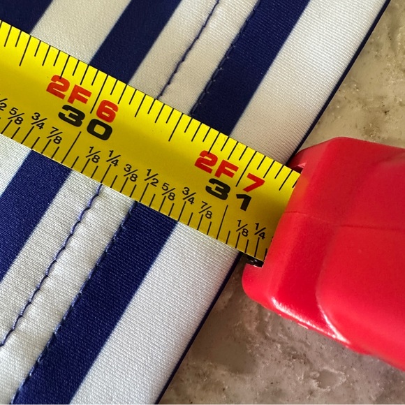 🆕 Masters Tech Golf Polo Royal Blue/ White Striped Sz L Augusta - Picture 14 of 16